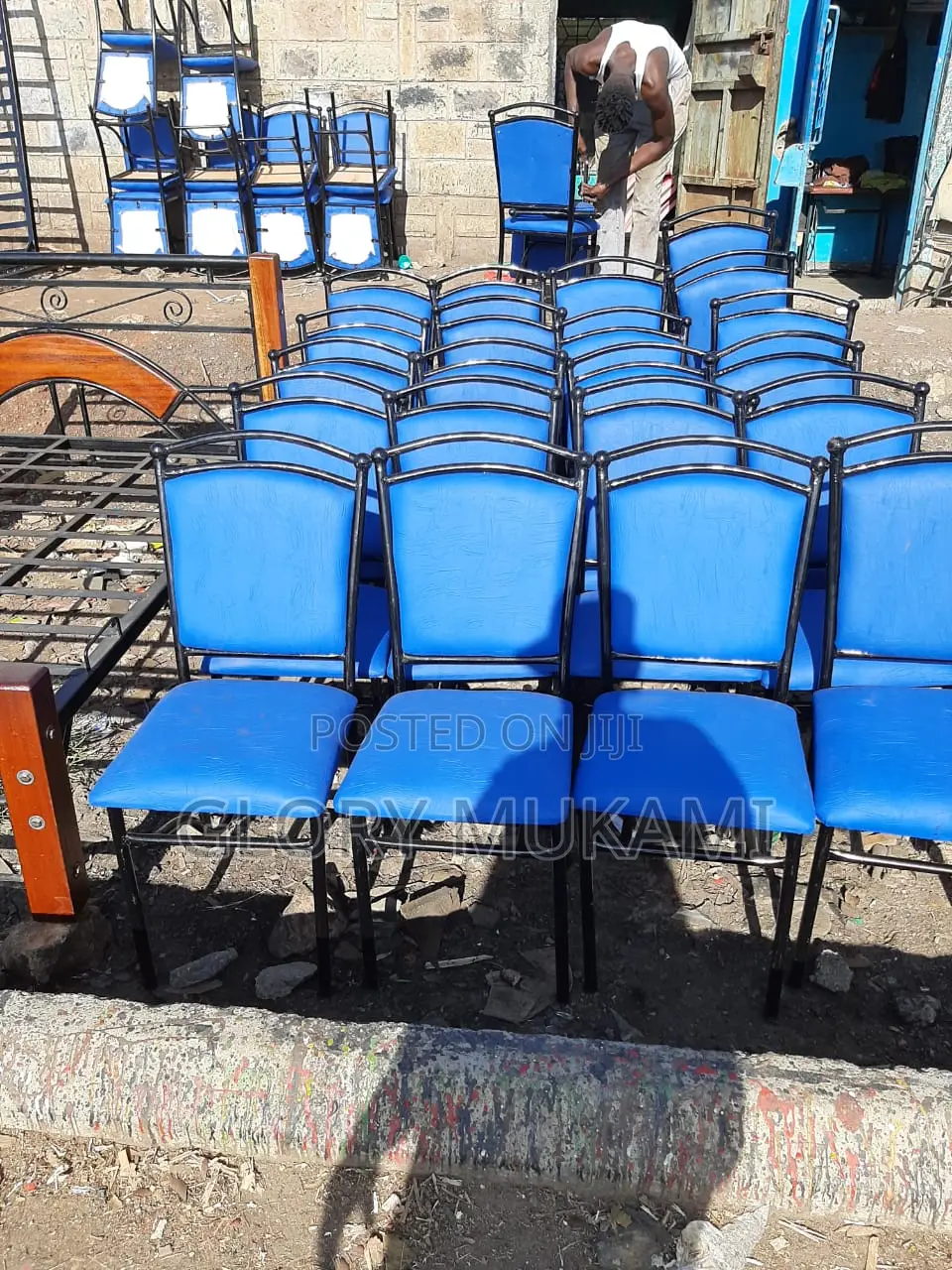 Restaurants and Bar Chairs Blue
