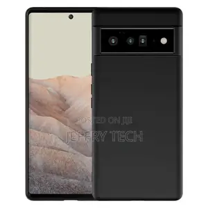 Back Case Cover for Google Pixel 6 Pro 5G (Silicone|Black)
