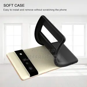 Back Case Cover for Google Pixel 6 Pro 5G (Silicone|Black)