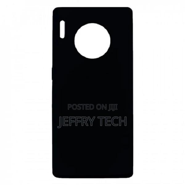 Silicone Gel Cover Case Huawei Mate 30 Pro Black - main view