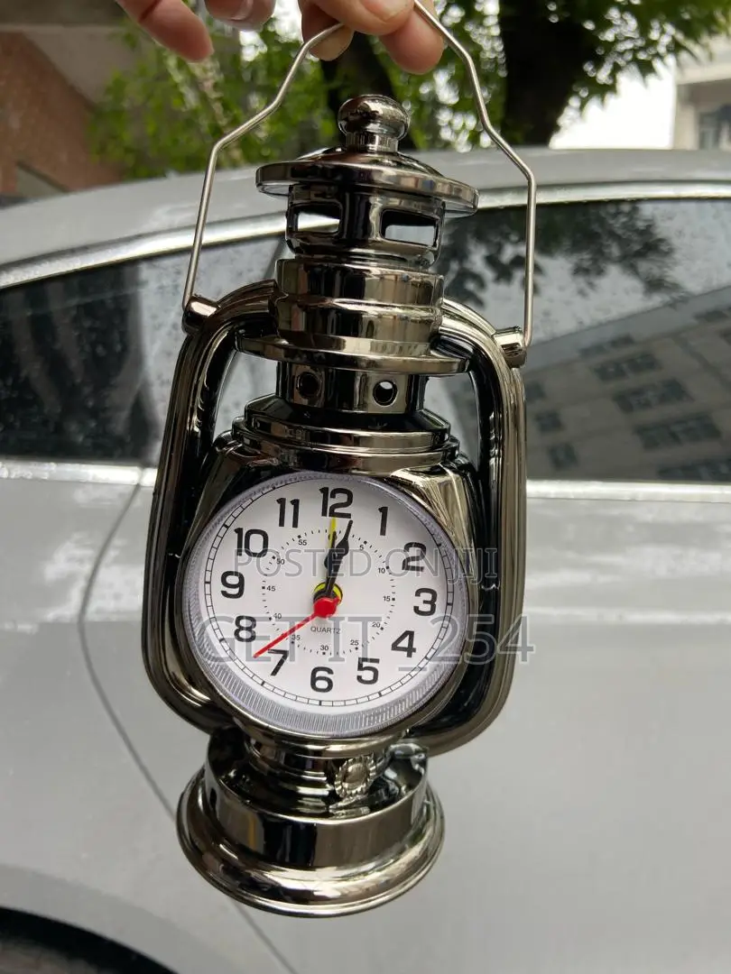 Vintage Retro Oil Lamp Alarm Clock . Colors as on Pic