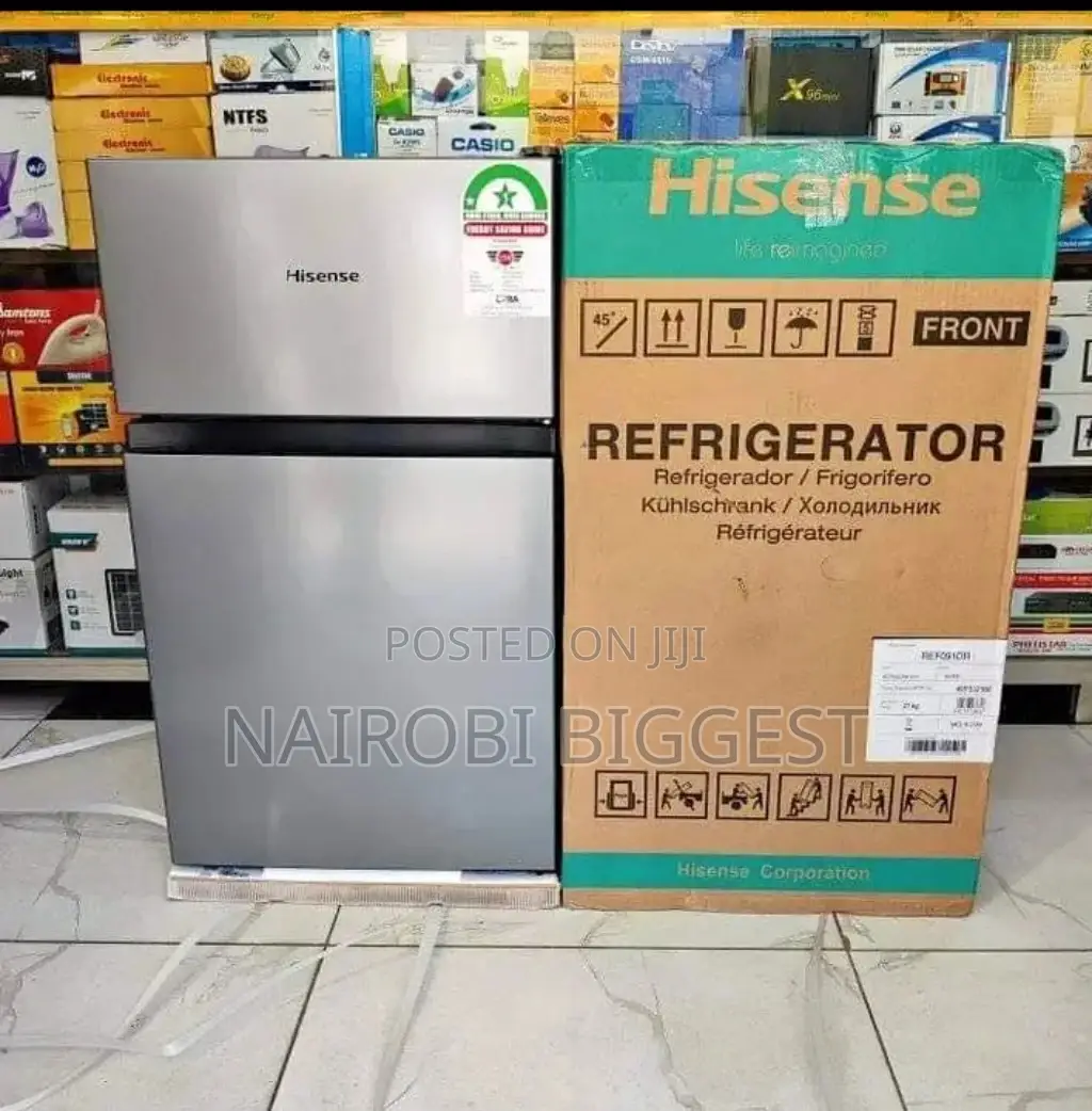 Good Working Hisense 91 Litres Fridge Double Door