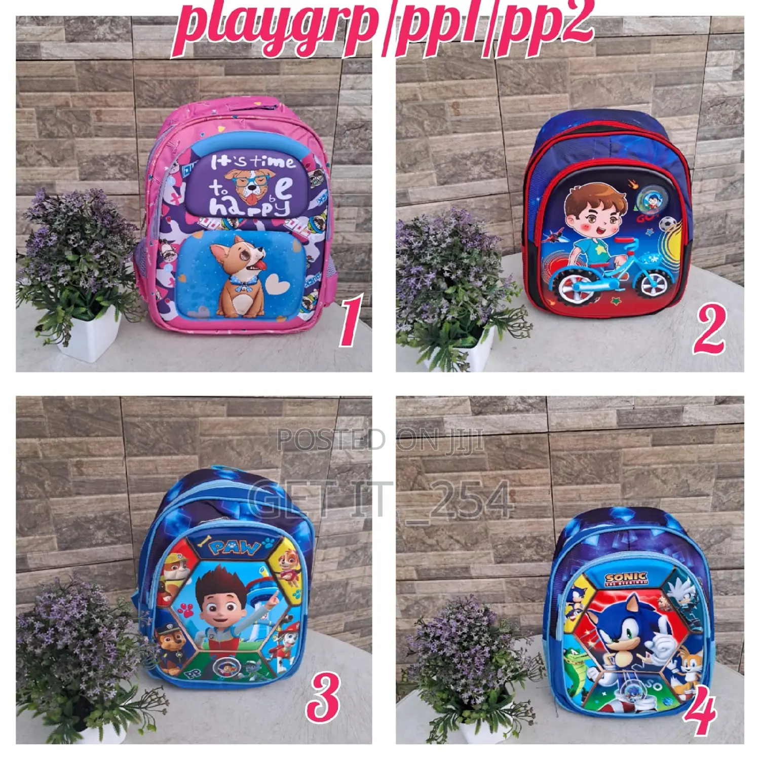 *Grade 2/3/4/5 School Backpack With Pencil Pouch*
