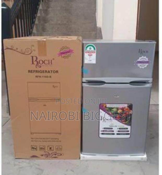 ,Original Good Working Roch 110 Litres Double Door Fridge - main view