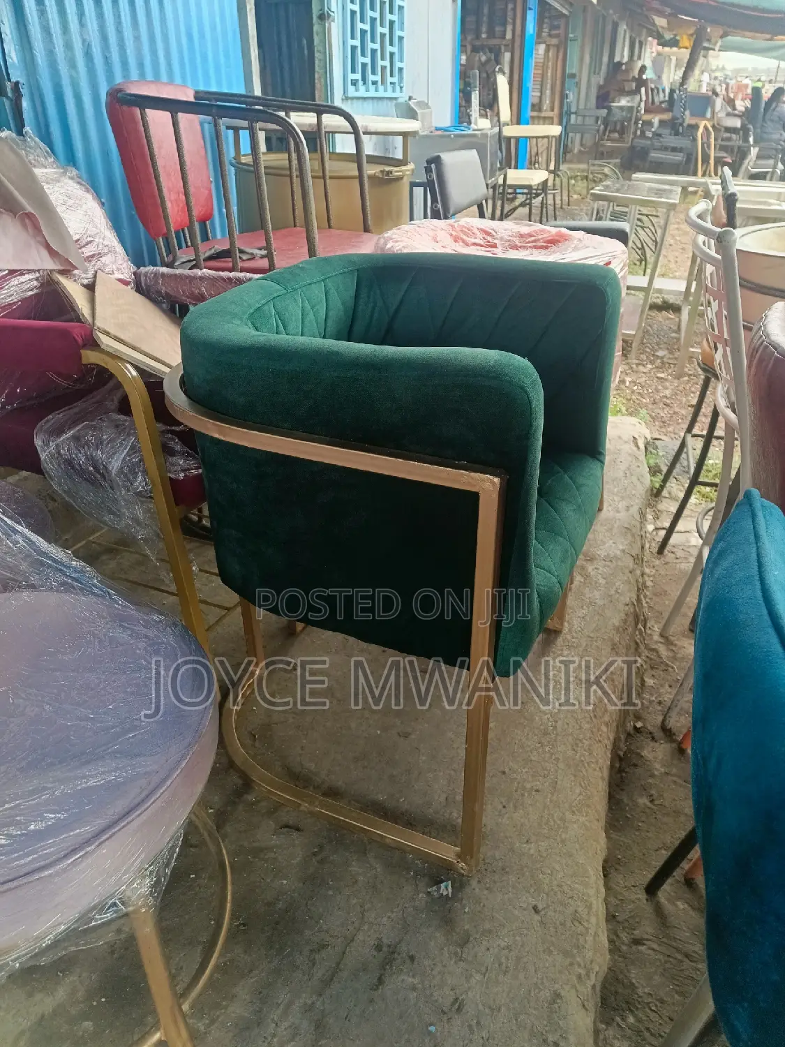 Styling Chair, Jungle Green