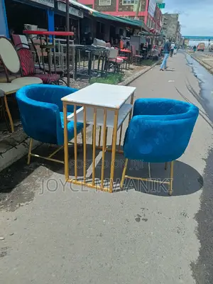 Manicure Set, Marble Table and 2 Seats 