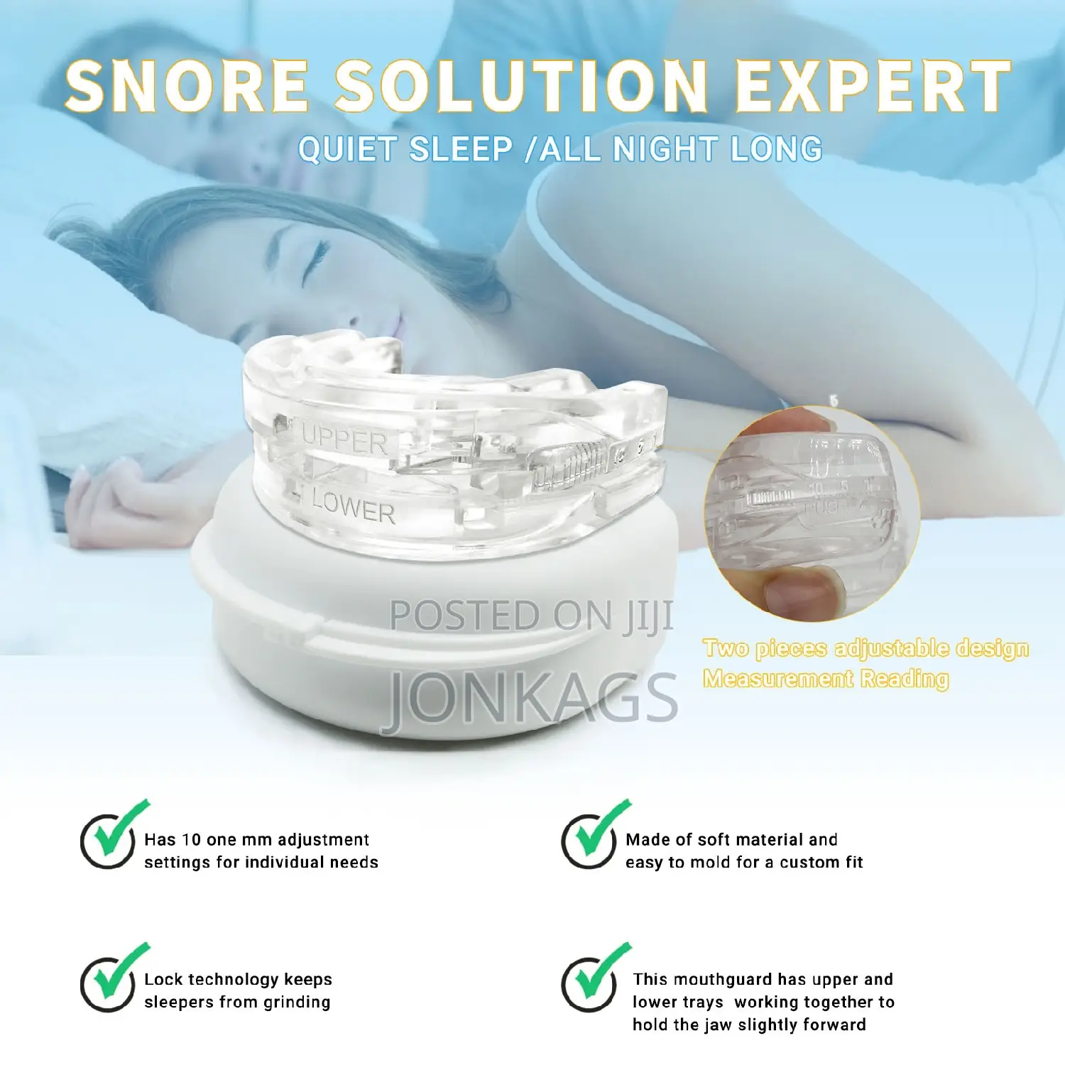 Adjustable Antisnore Device