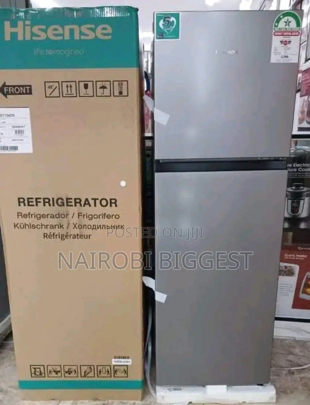 Hisense 154 Litres Double Door Fridge