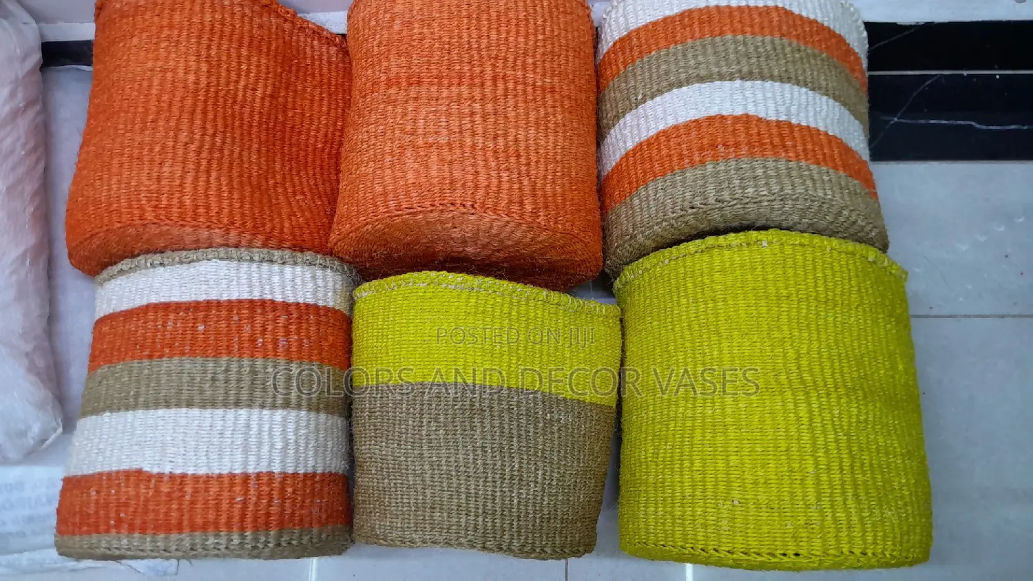 Orange and Yellow Baskets