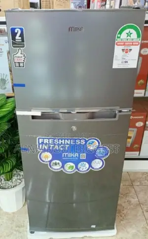Mika 118litres Double Door Fridge