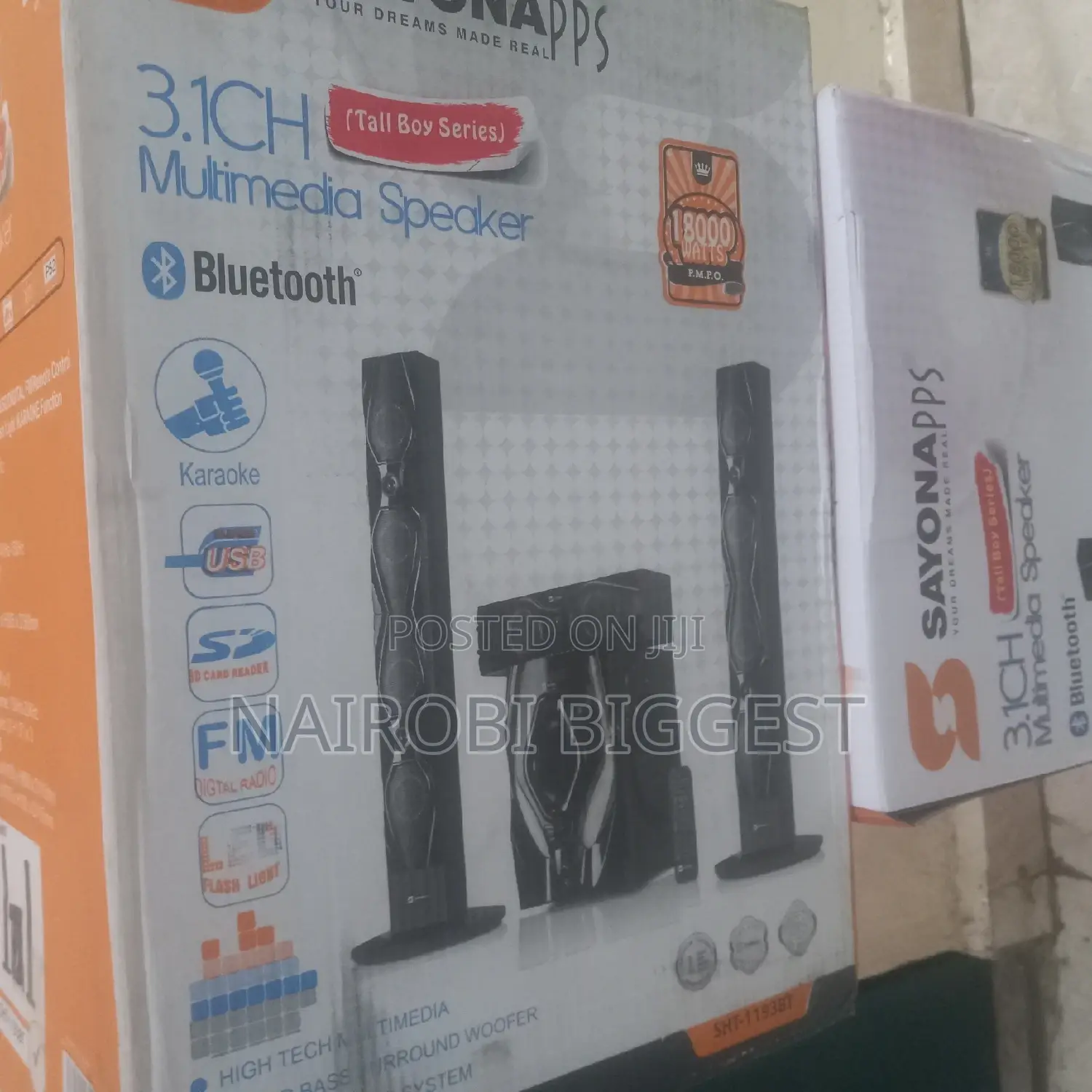 Sayona Woofer Tall Boys Speaker