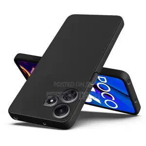 Soft Silicone Back Cover Case for Poco M6