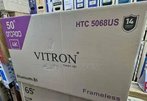 Vitron 50 Inches Smart Android Tv. Bluetooth. Youtube