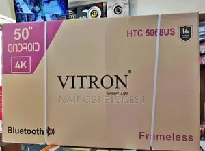 Vitron 50 Inches Smart Android Tv You Tube Wifi Netflix +Bluetooth