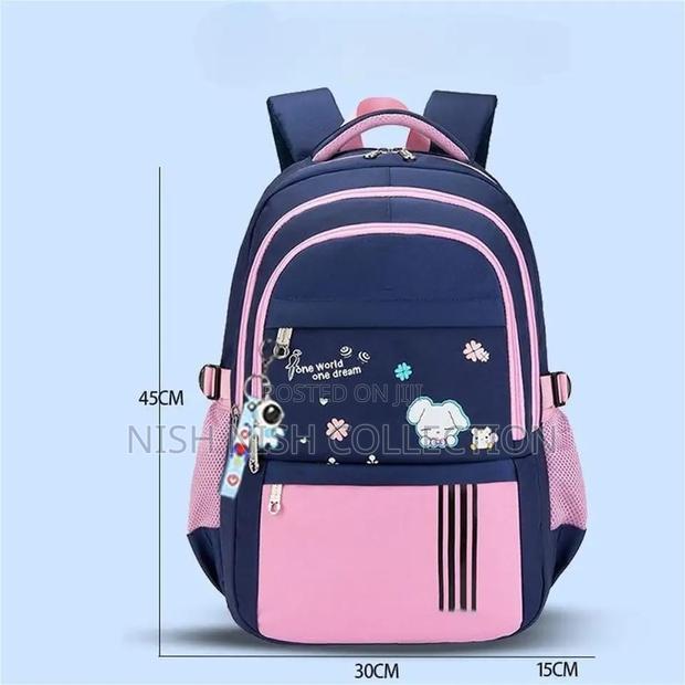 Pink Blue School Bag - thumbnail 4