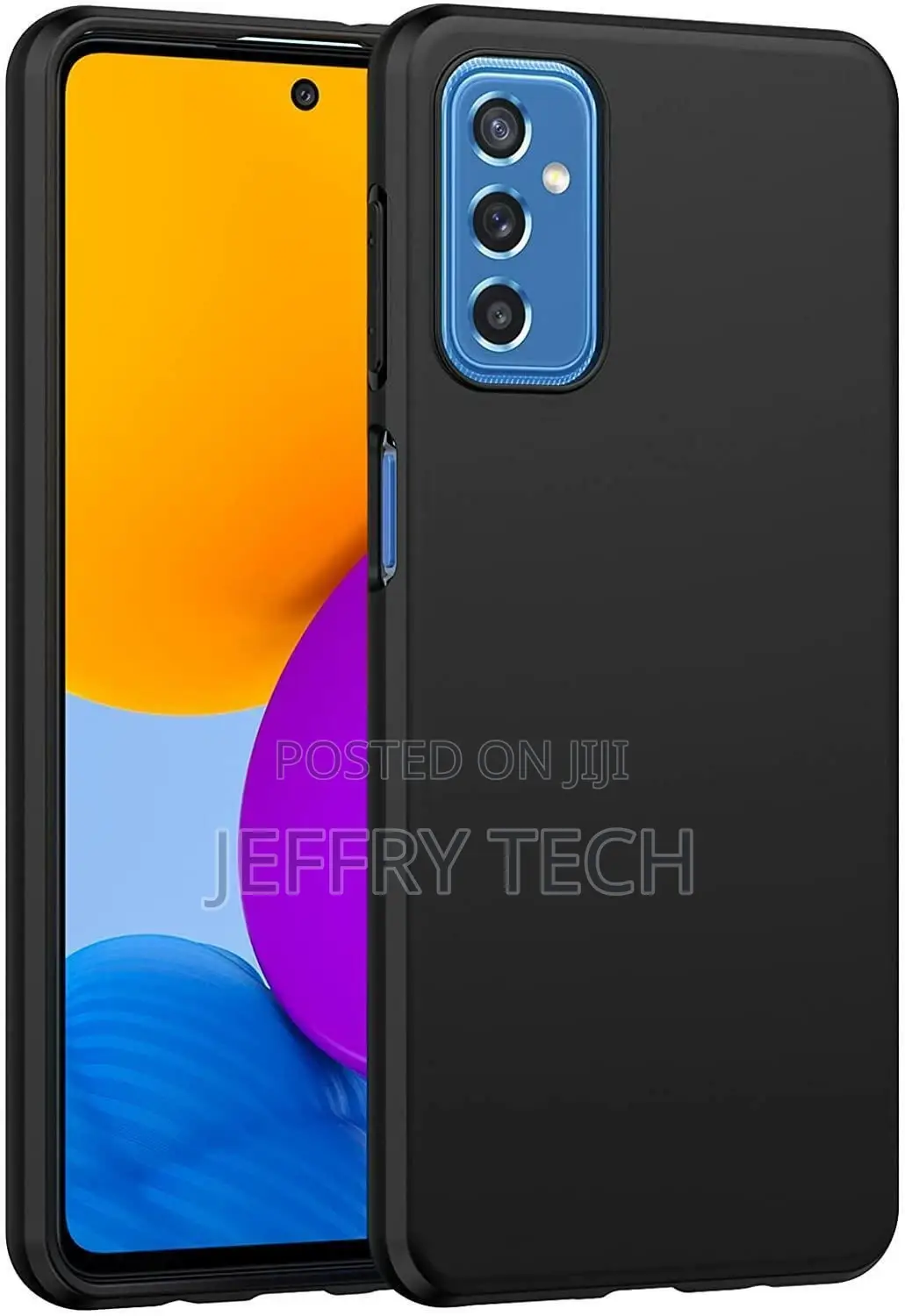 Samsung Galaxy M52 5G Case, Matte Black Shockproof Armor Gel
