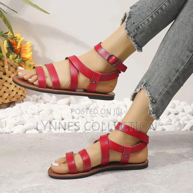 Ladies Open Leather Shoes - main view