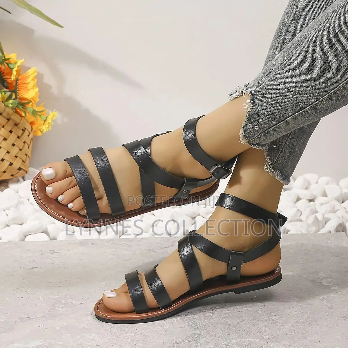Ladies Open Leather Shoes