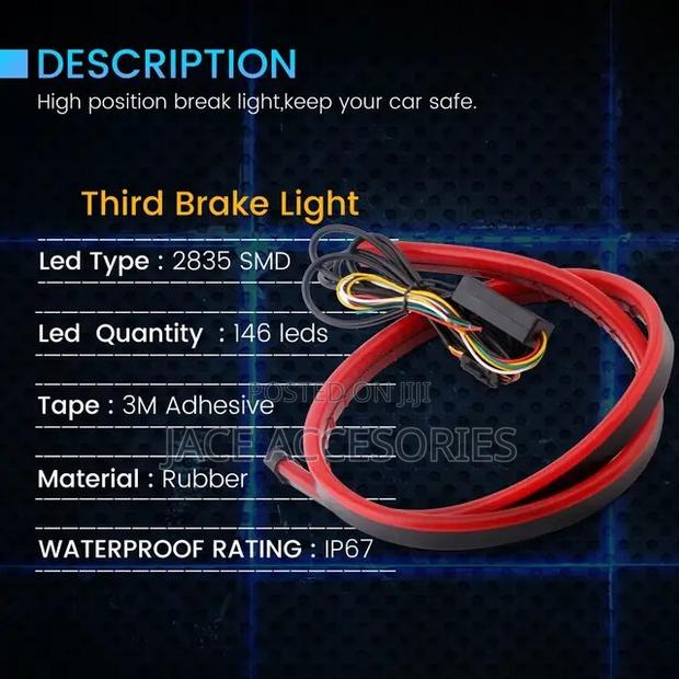 Rear Brake Led Warning Light 12v ,Spoiler Light - thumbnail 2