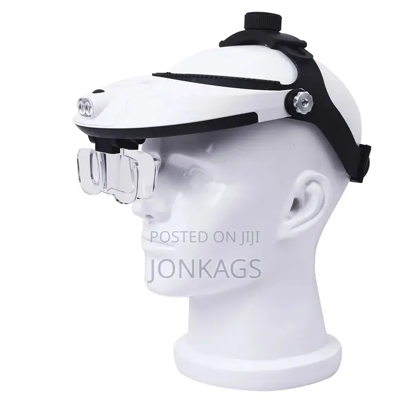 Head Mounted Magnifying Glass With Interchangeable Lens