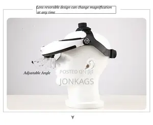 Head Mounted Magnifying Glass With Interchangeable Lens