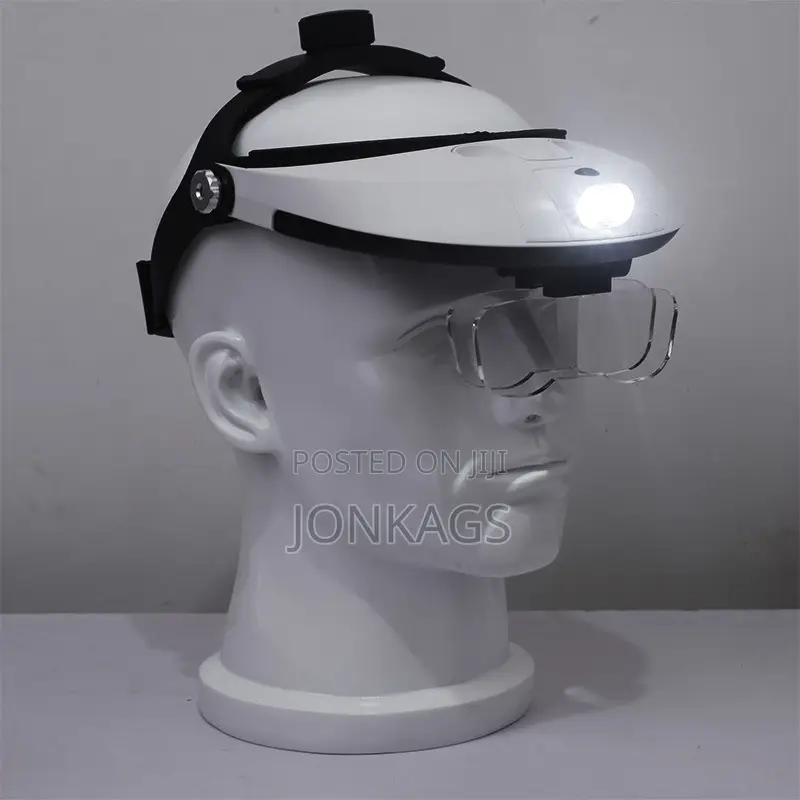 Head Mounted Magnifying Glass With Interchangeable Lens