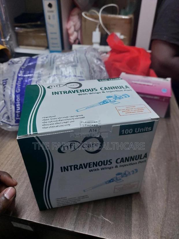 IV Cannula G24 -Yellow. - main view