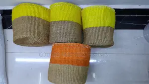 Colored Handmade Sisal Baskets