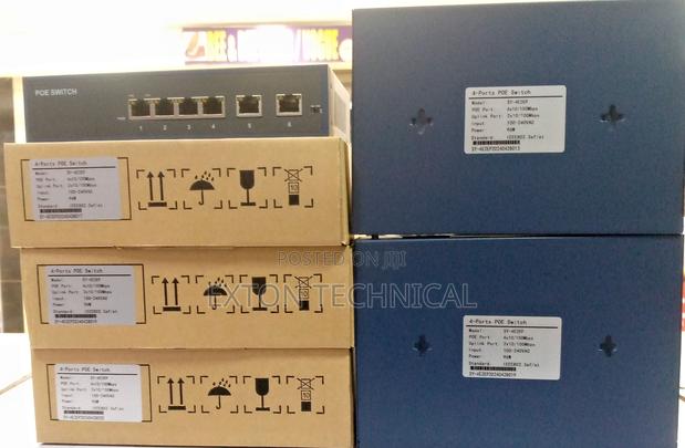 4 Port Poe Switch 2 by 10/100mbps 96W Power - main view