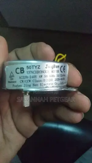 Incubator Synchronous Motor (Model 50TYZ) 4W, 10/12 R/Minute