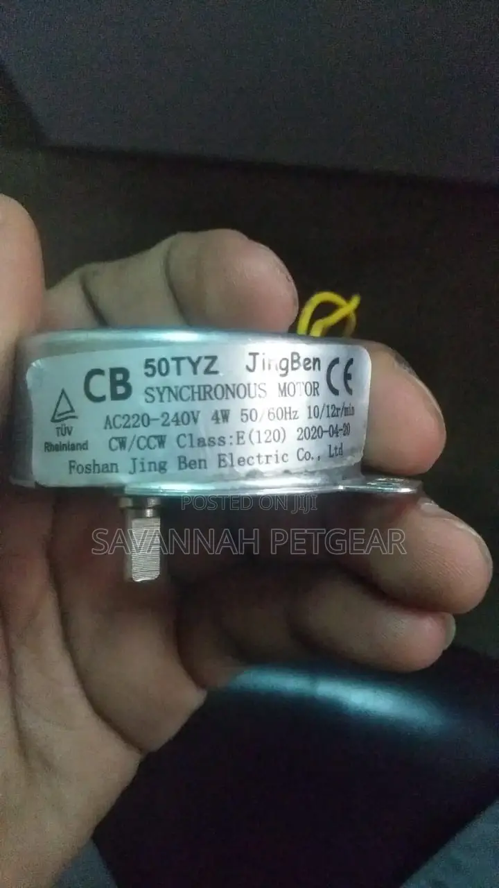 Incubator Synchronous Motor (Model 50TYZ) 4W, 10/12 R/Minute