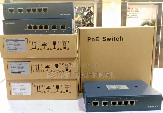 4port Poe Switch 10/100mbps With 2 Uplinks Port - main view