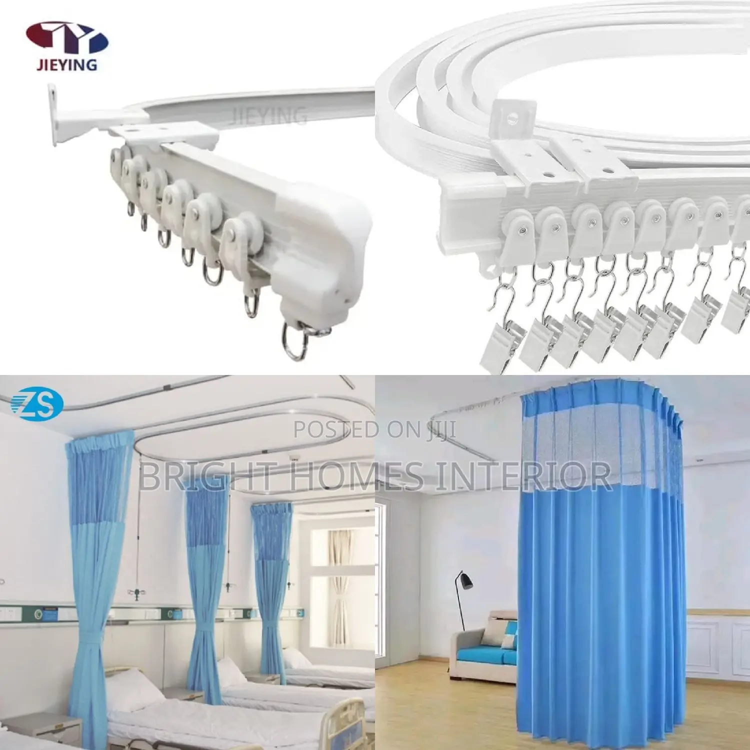 Bendable Curtain Rails Hospital Rails Mosquito Net Rails