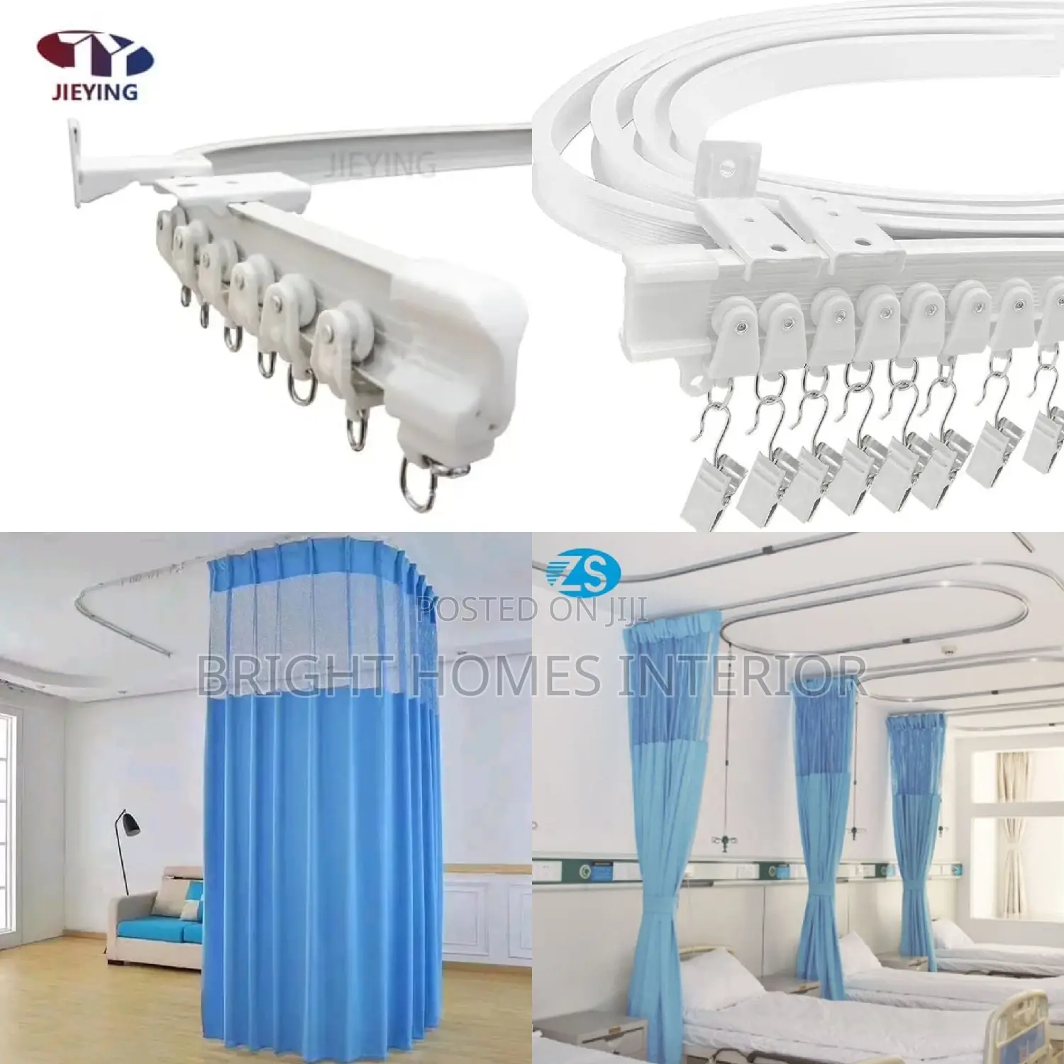 Bendable Curtain Rails Hospital Rails Mosquito Net Rails
