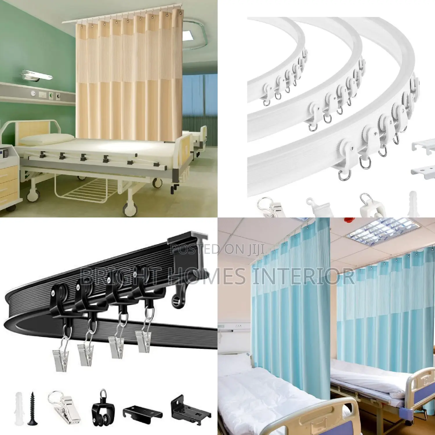 Bendable Curtain Rails Hospital Rails Mosquito Net Rails