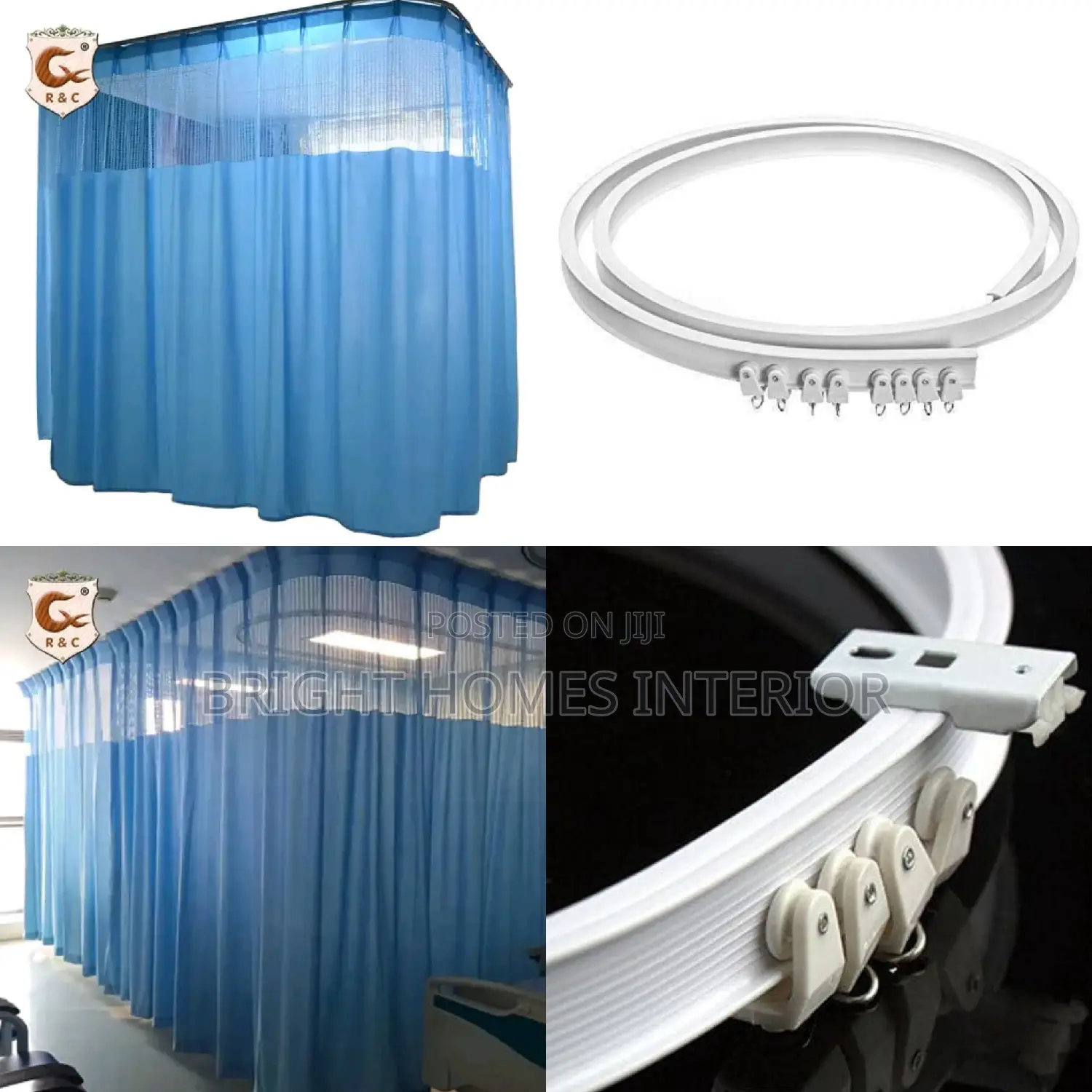 Bendable Curtain Rails Hospital Rails Mosquito Net Rails