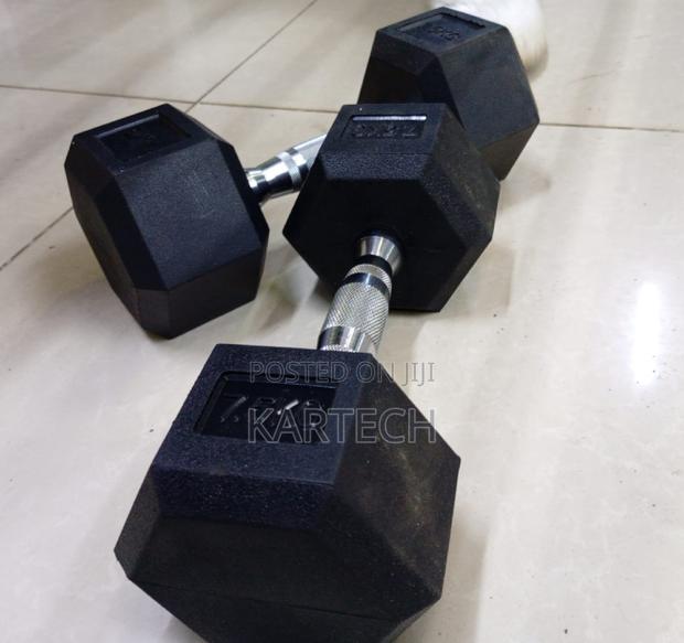 Hexagonal Dumbbells 2pieces - 7.5kg