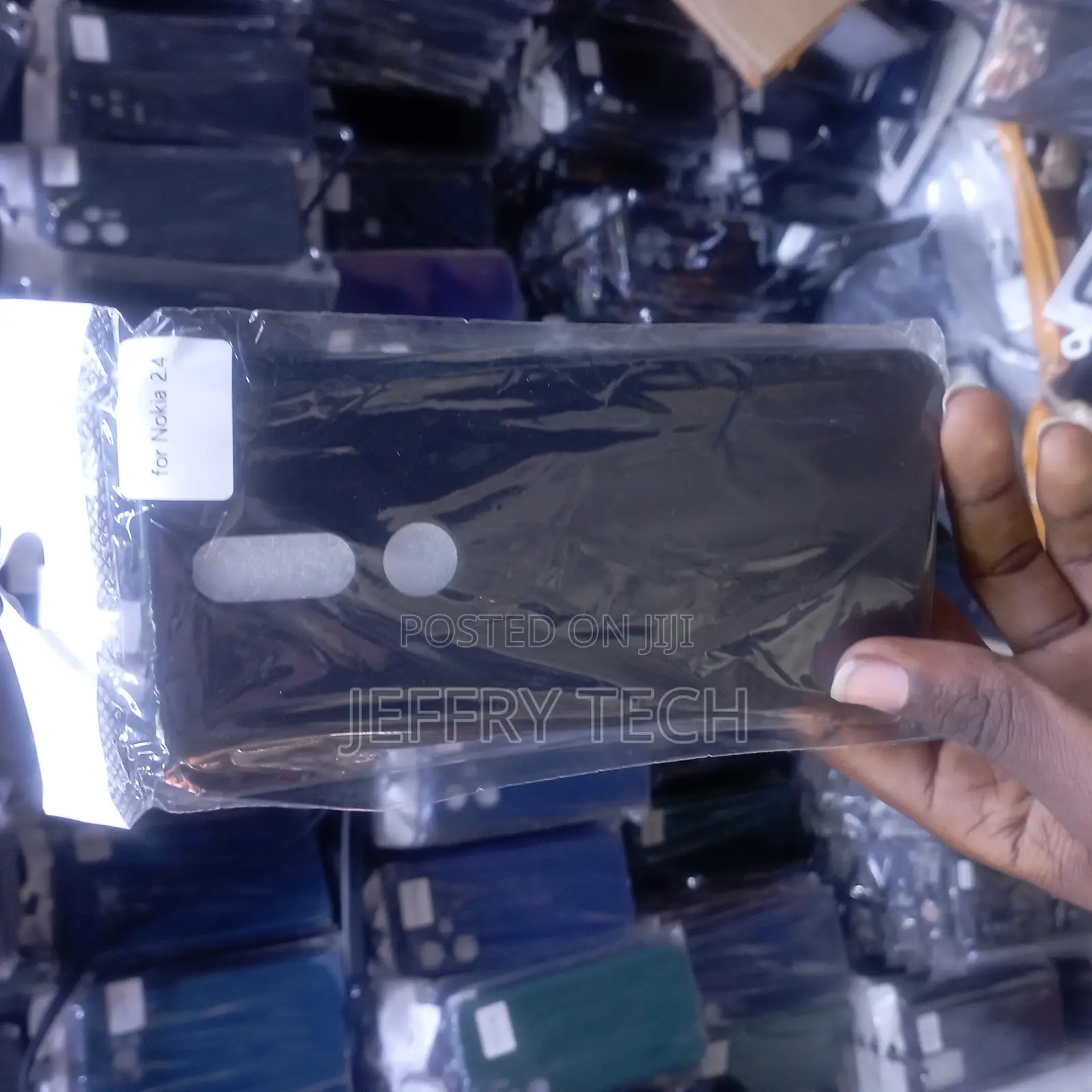 Blue TPU Silicone Case for Nokia 2.4