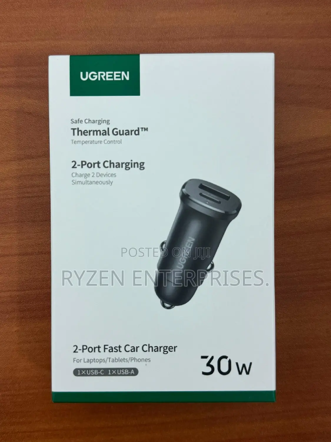 Ugreen 2port Car Charger/ Ugreen Car Charger