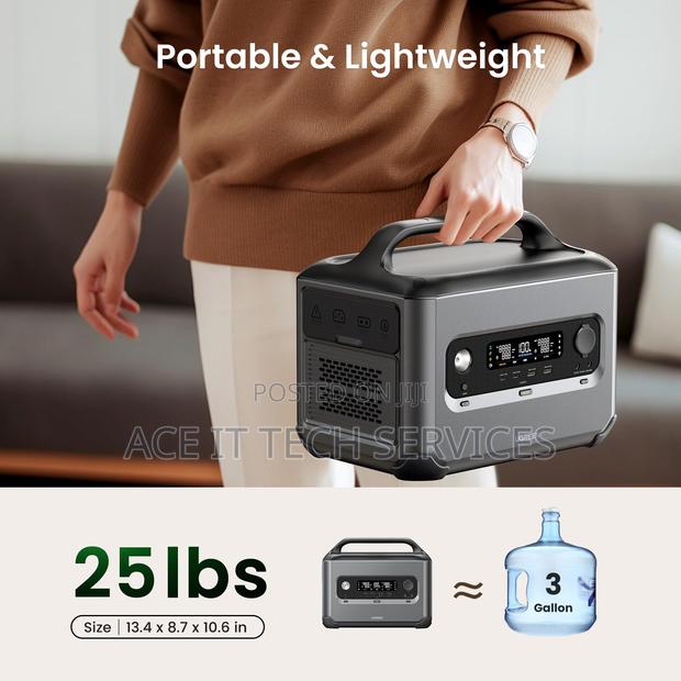 Ugreen Powerroam 1200W 1024wh Lifepo4 Battery Backup Solar