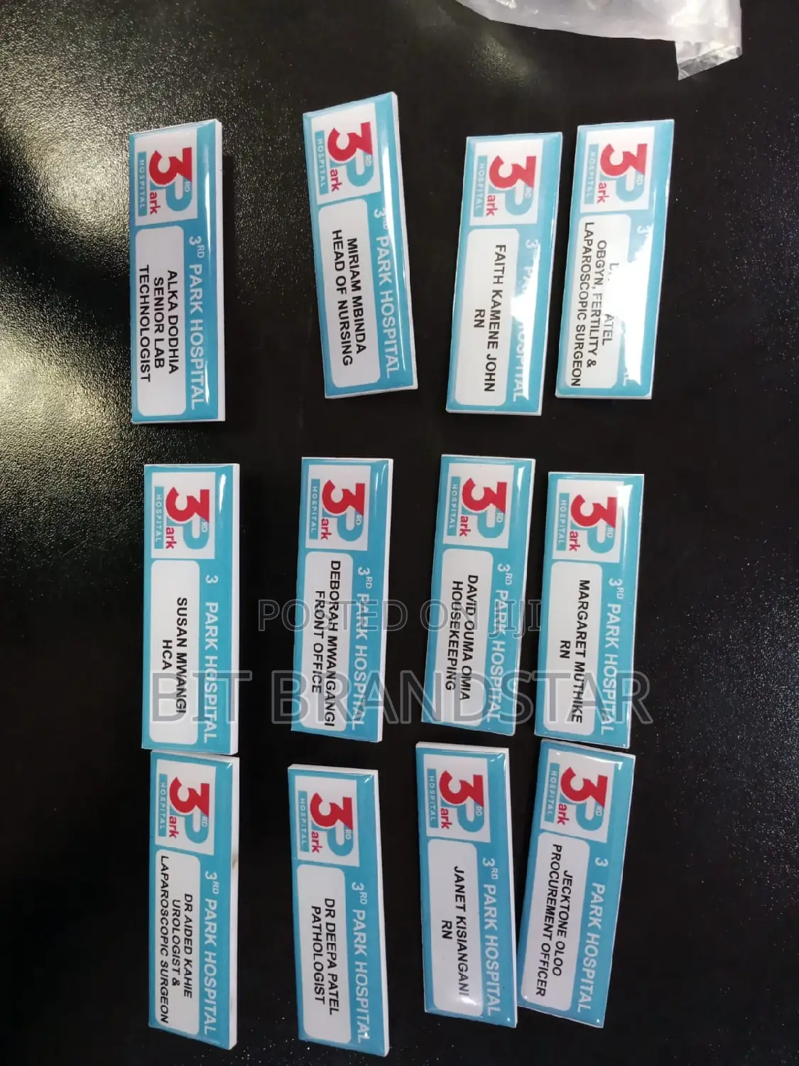 Domed Name Tags