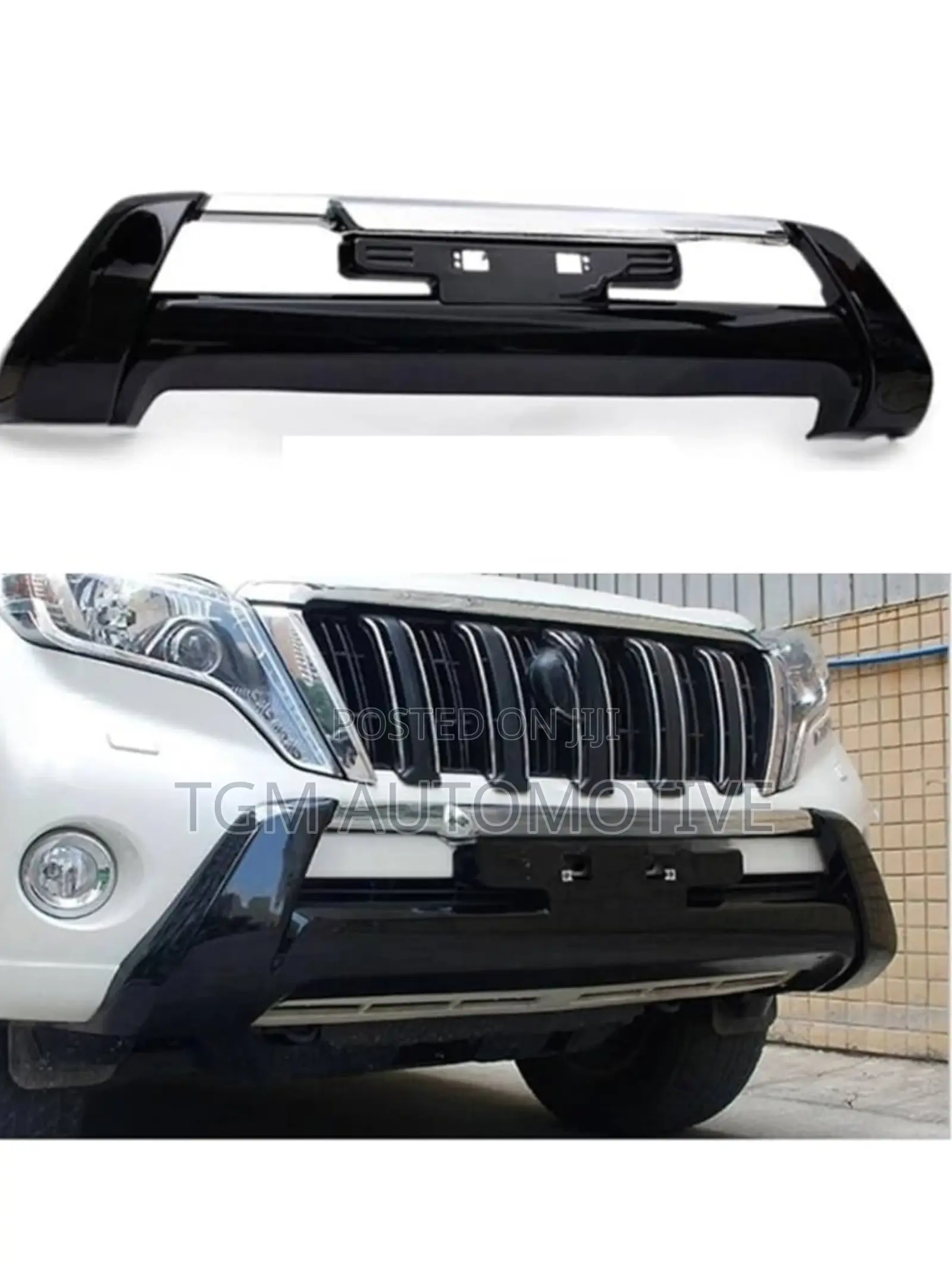 Original Bumper Guard Prado 150 2014-2017 Black
