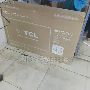 TCL 43 Inches HDR Tv Google Frameless Tv