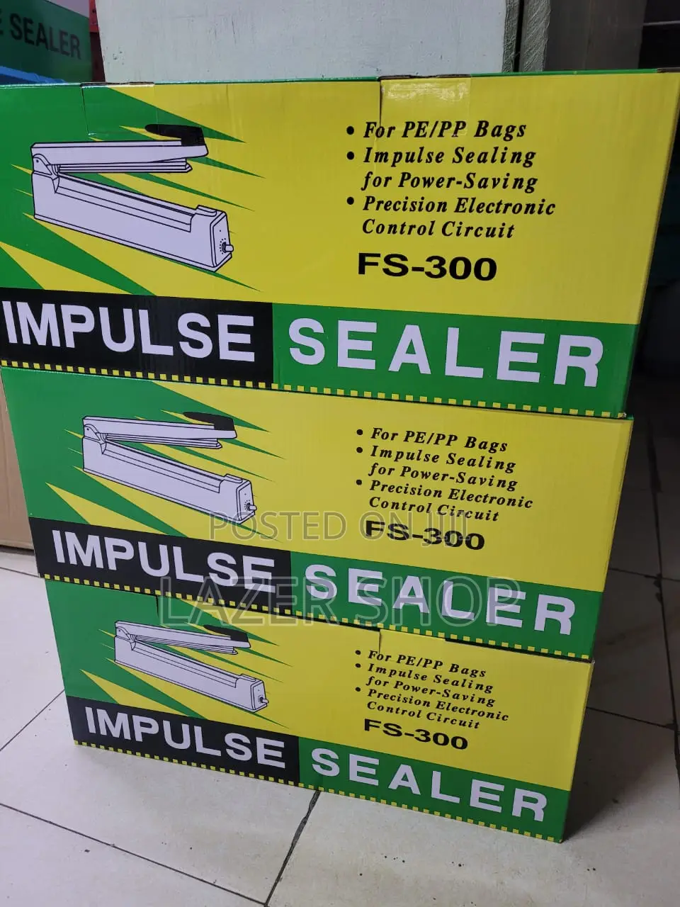 Fs300 Metal Body Impulse Sealer