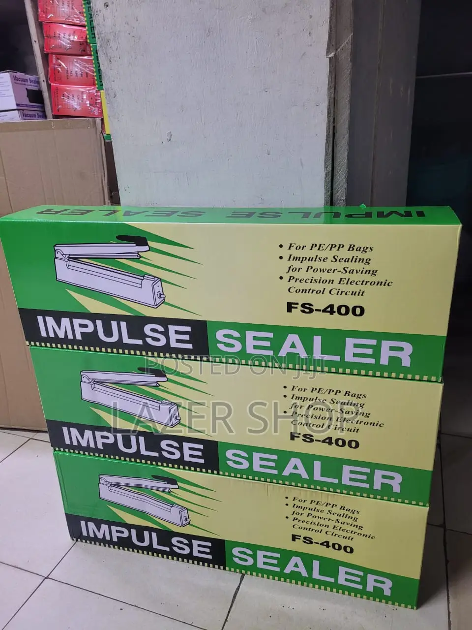 Fs-400 Metal Body Impulse Sealer Machine