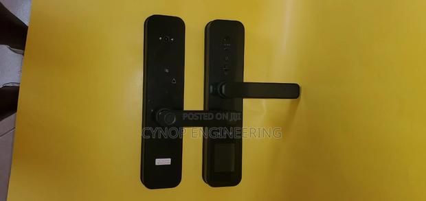 Double Sided Smart Door Lock With Fingerprint Sensor - main view