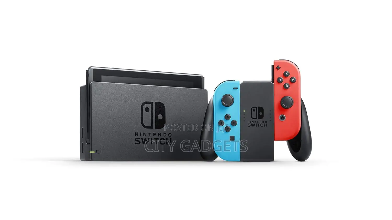 Nintendo Switchtm With Neon Blue and Neon Red Joy‐Contm