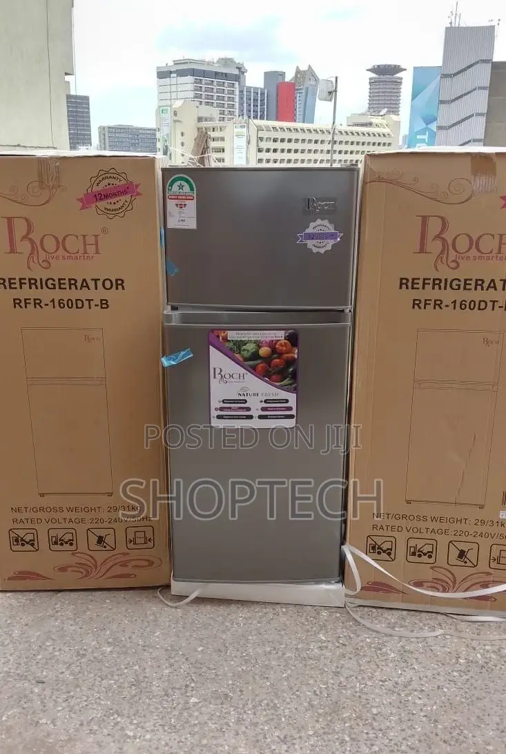 Roch 128litres RFR-160DT-B Double Door Refrigerator