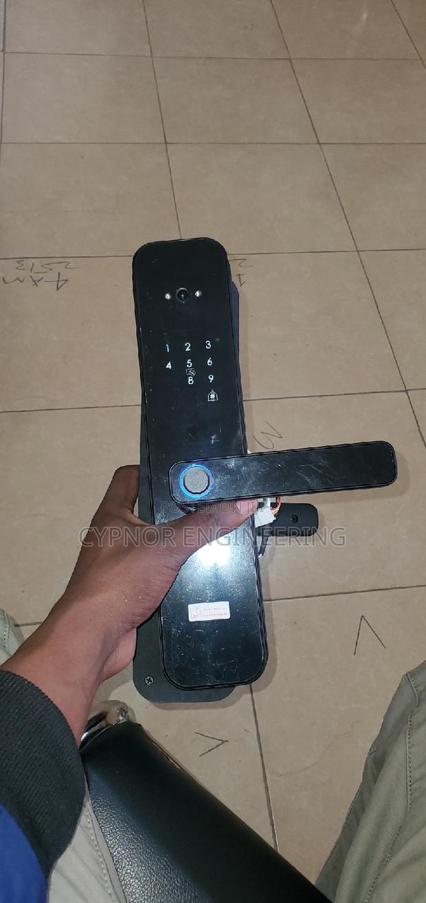 Automatic Security Biometric Fingerprint Handle Door Lock - main view