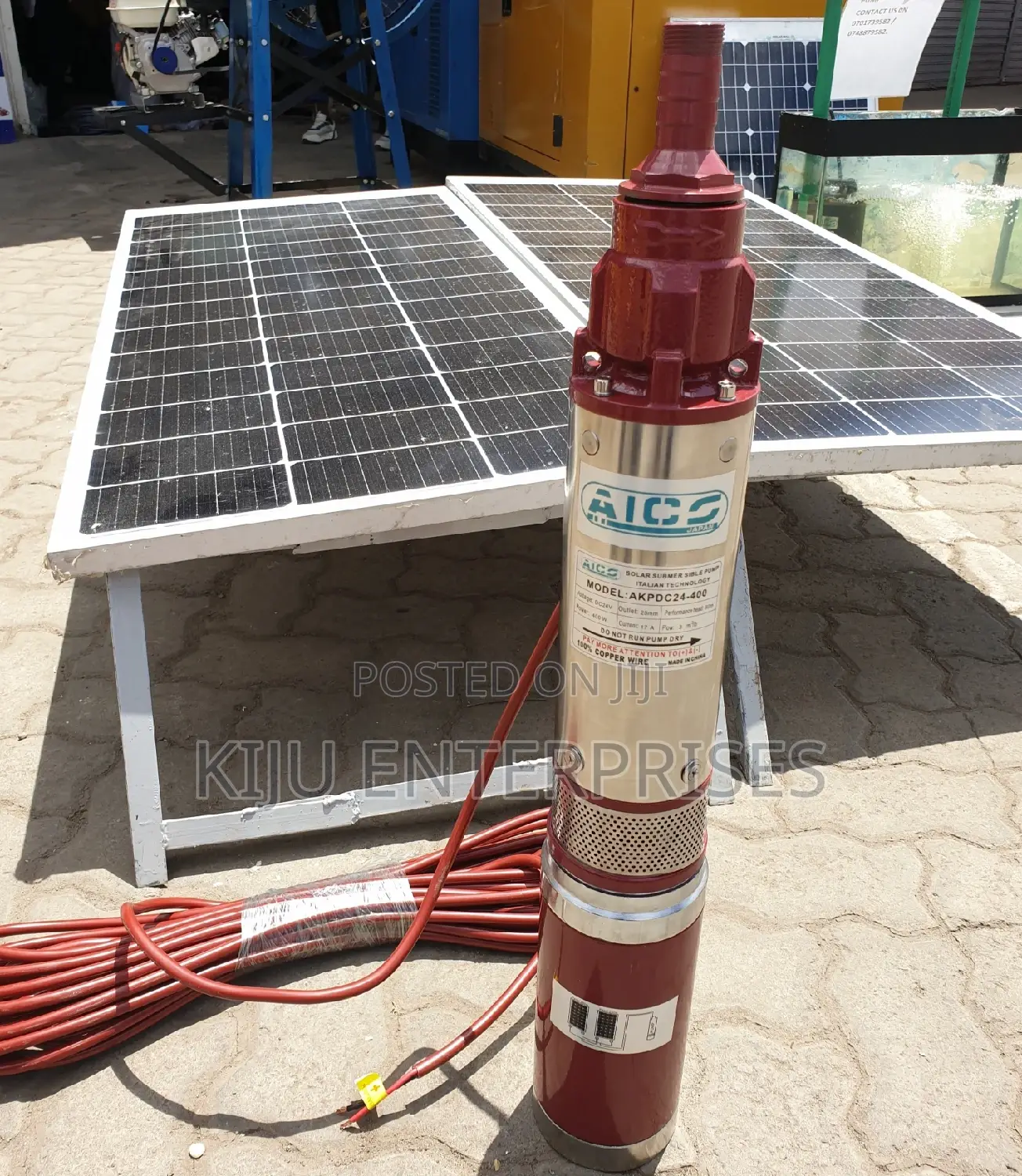 Solar Panels With It Pump
